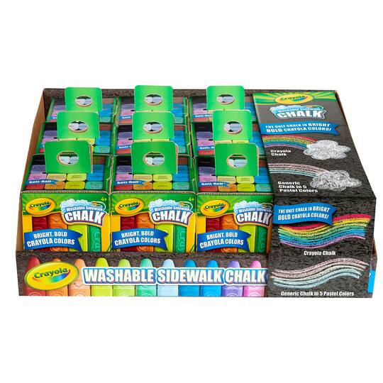Crayola Washable Sidewalk Chalk Tray 12 Packs of 16 Paint Michaels Crayola Washable Sidewalk Chalk Tray 12 Packs of 16 Paint Michaels